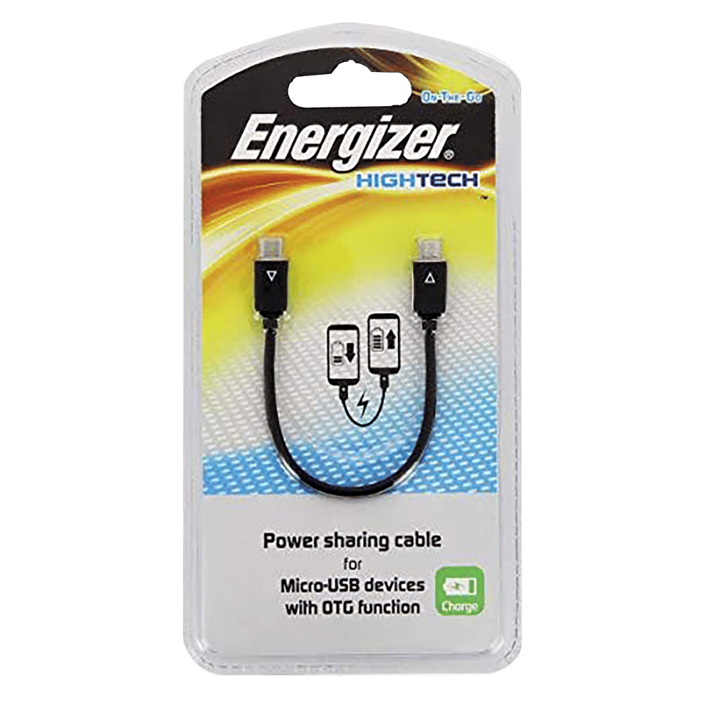 Buy Energizer Micro USB to Micro USB 0.4 Feet (0.15M) Cable & Lightweight, Black